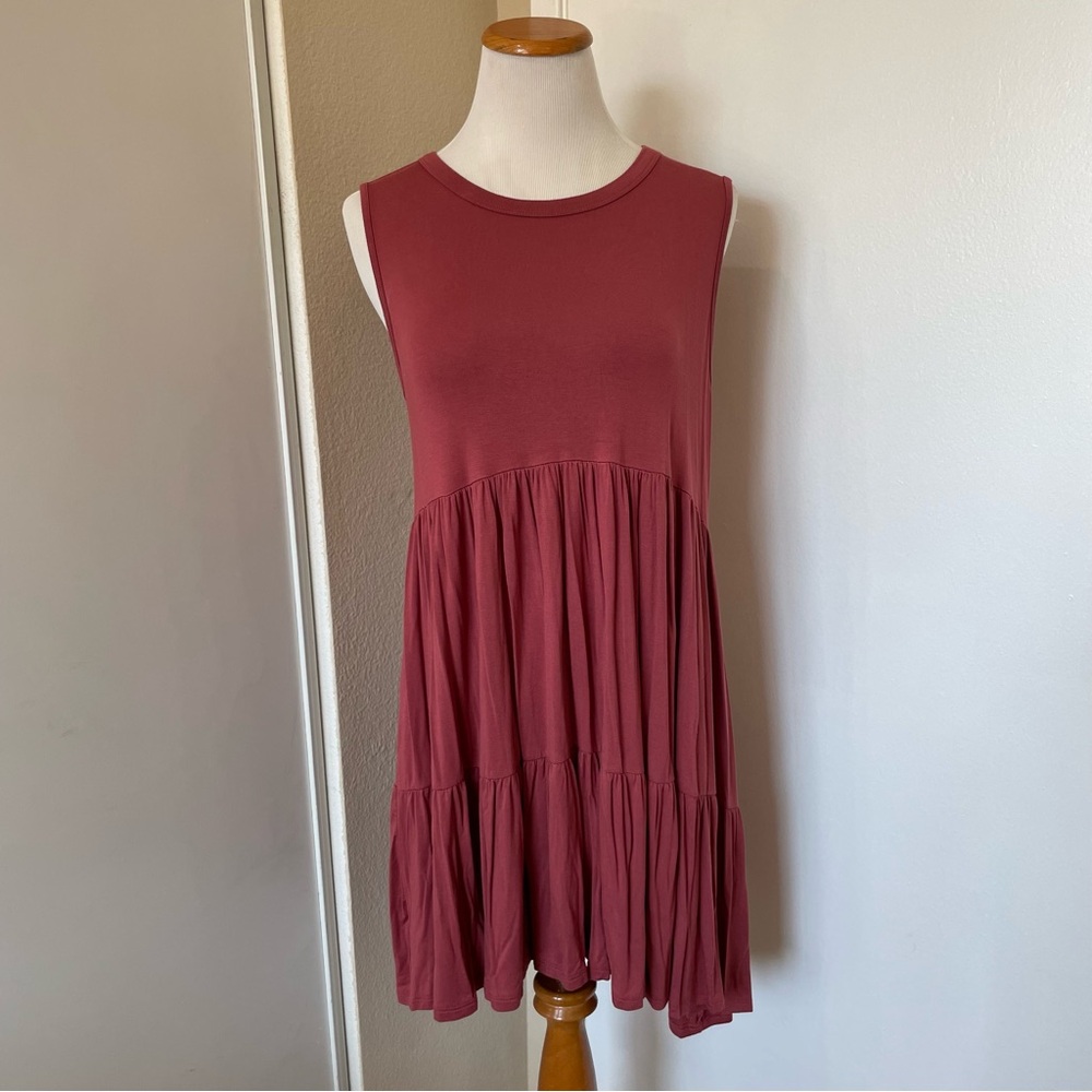 Sleeveless Tiered Dress